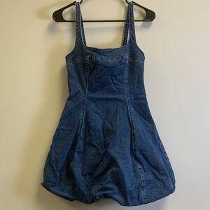 Abercrombie & Fitch Indigo Denim Jumpsuit